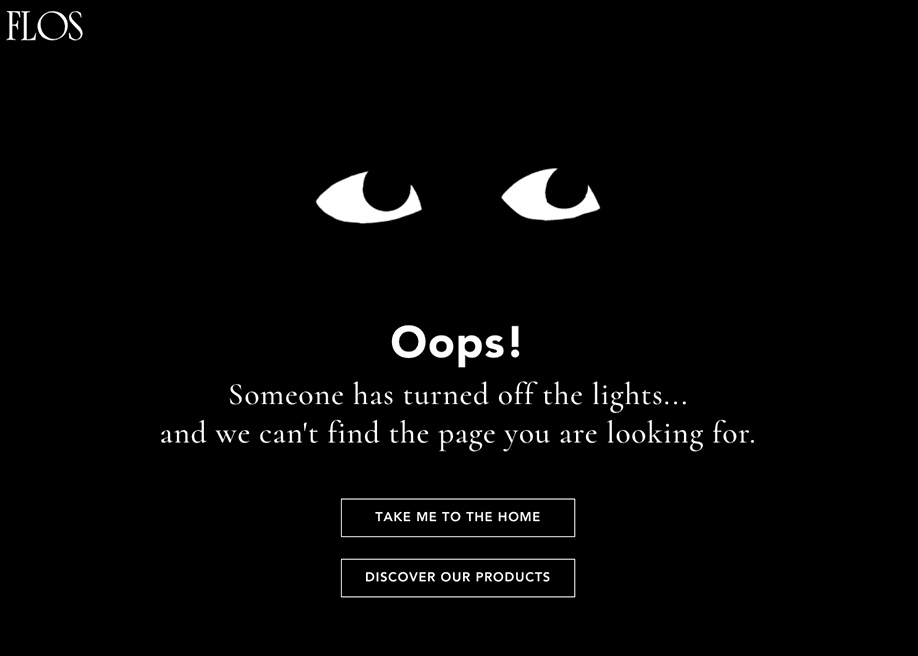 Flos - 404 error page