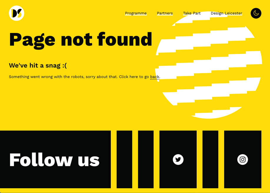 Design Season - 404 error page