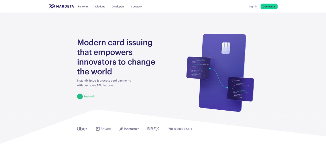 Marqeta | Modern Card Issuing and Payment Solutions