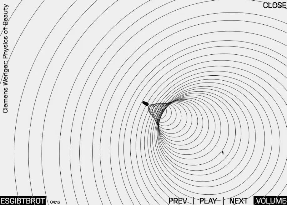 Physics of Beauty - Digital art project for a music album - CSS & JS ...