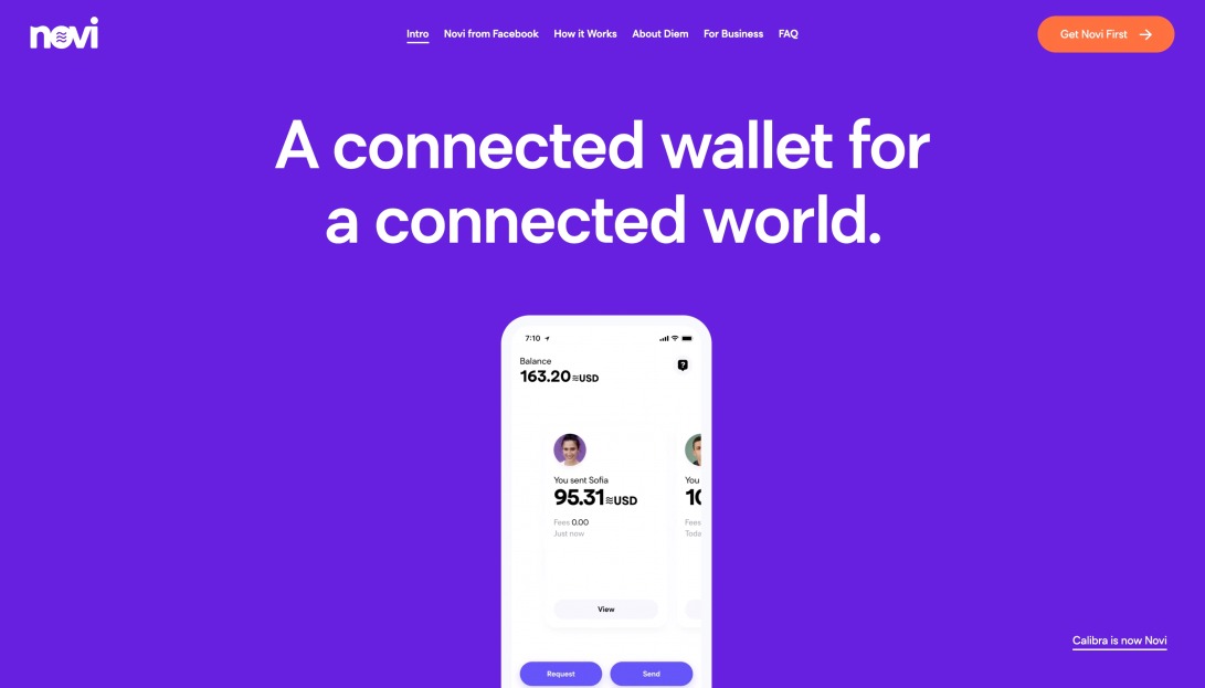 Novi | A new digital wallet for the Diem payment system