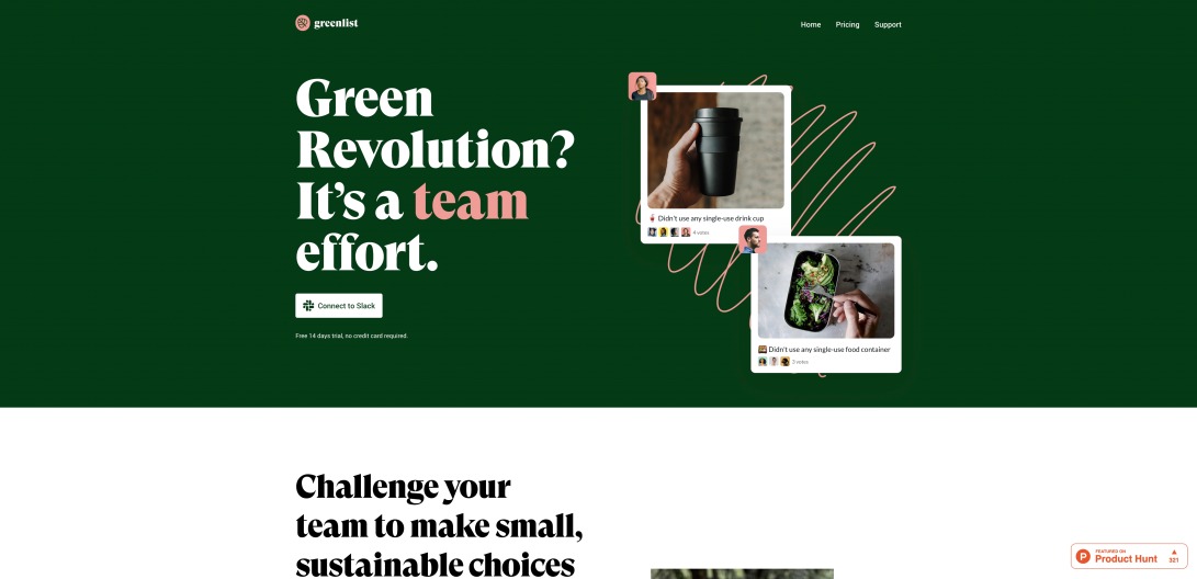 Greenlist - Green Revolution. It’s a team effort