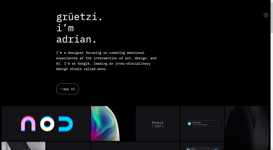 Adrian Z. · Interface Designer