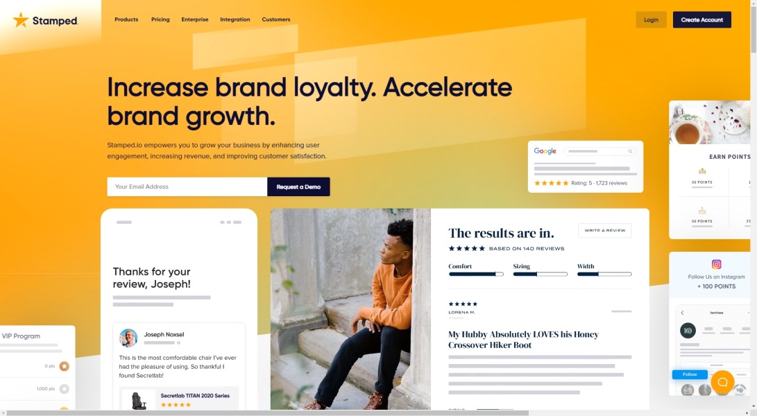Stamped.io | eCommerce Marketing Platform - Grow your business by enhancing user engagement, increasing revenue, and improving customer satisfaction.