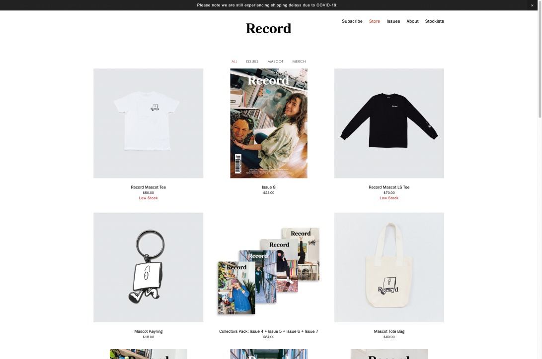 Store — Record Culture Magazine