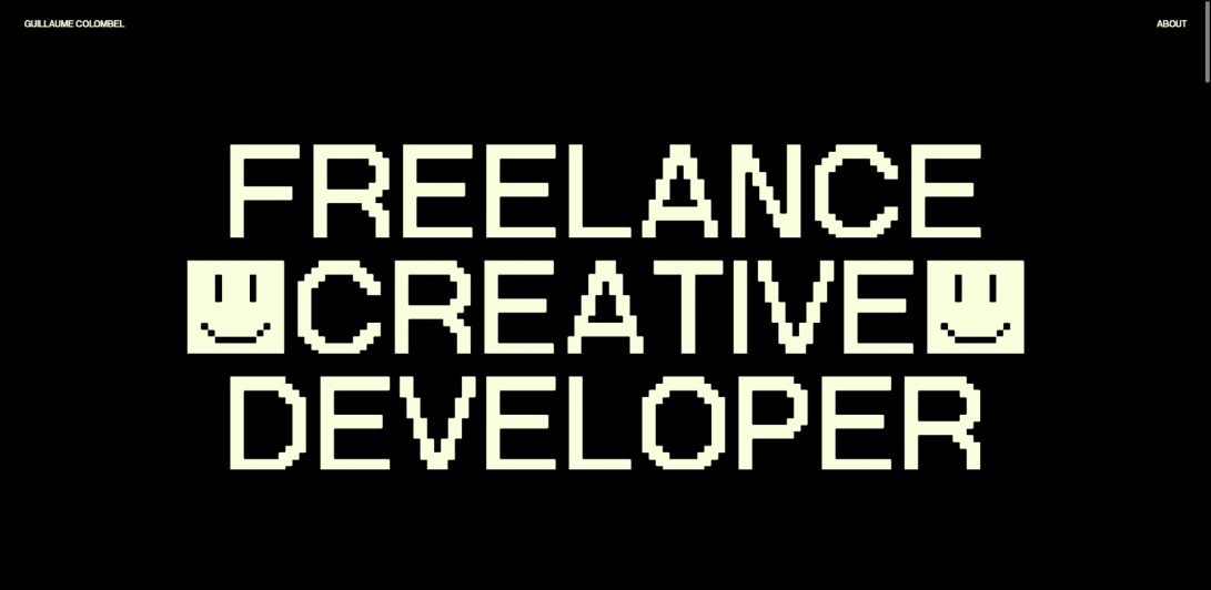 Guillaume Colombel — Freelance Creative Developer —