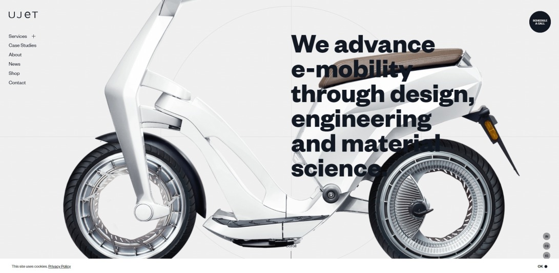 Ujet - From material science to ultimate e-mobility products