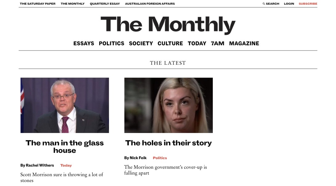 The Monthly | Australian politics, society & culture