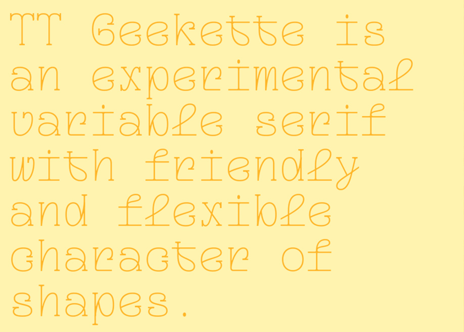 Geekette font