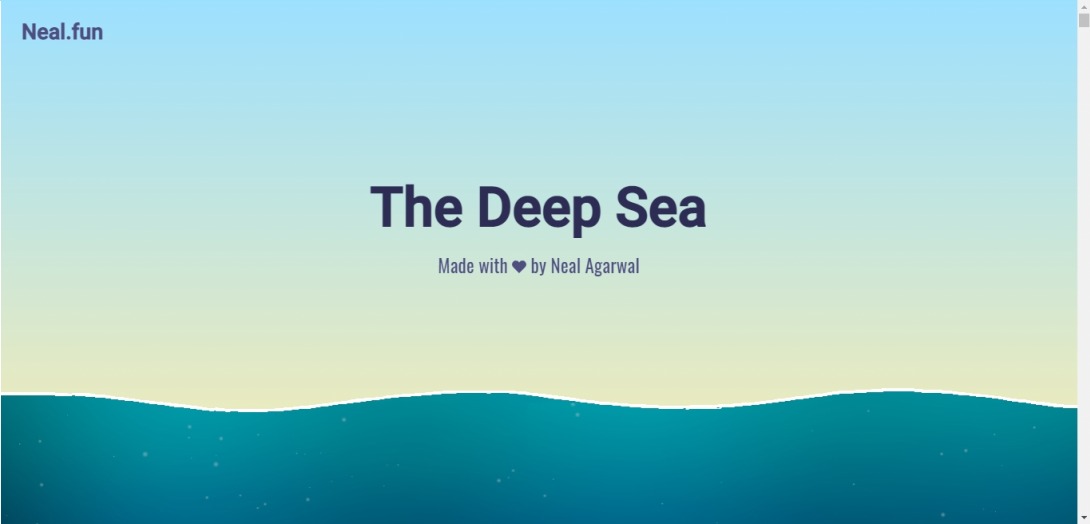 The Deep Sea