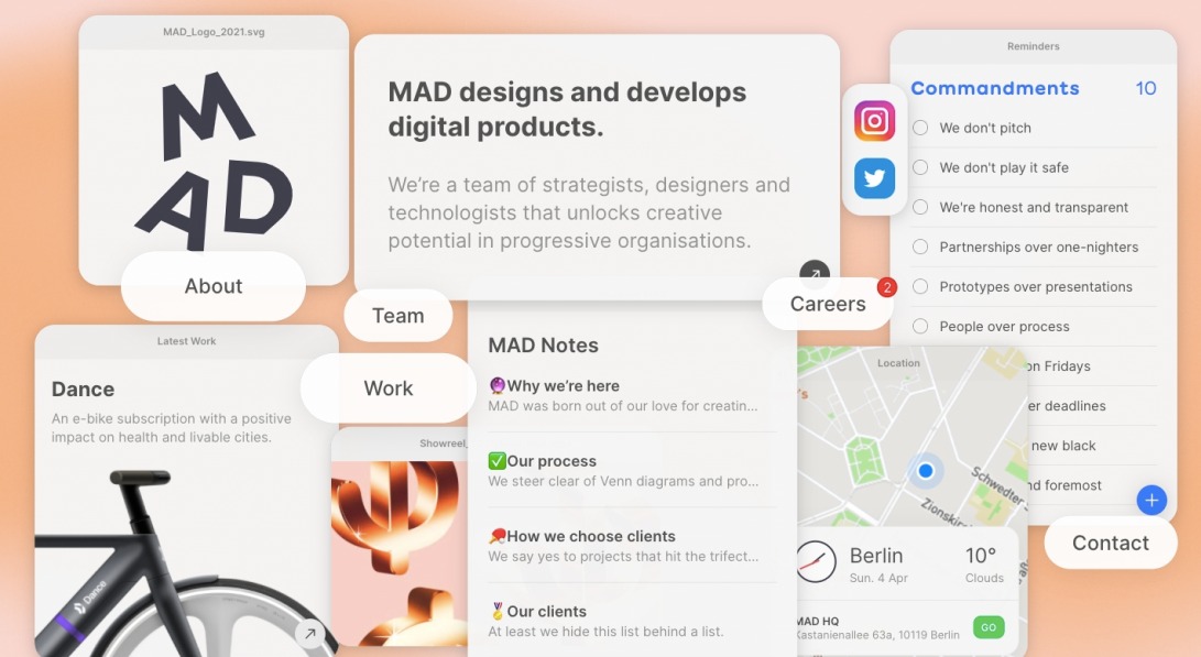 Work | MAD – Digital Product Studio