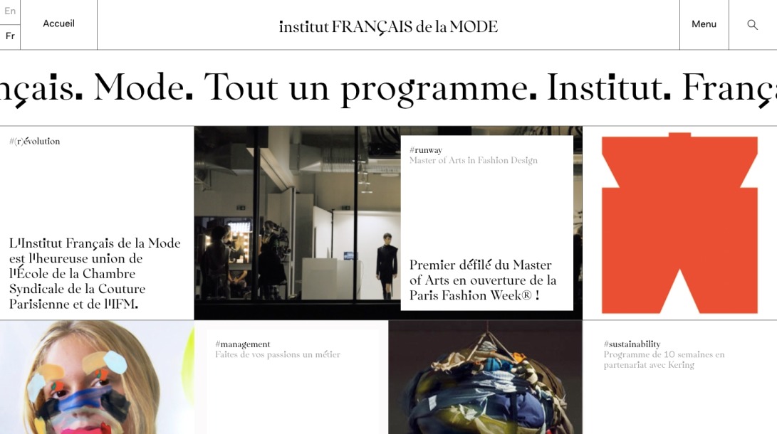 Institut Français de la Mode | Ecole mode Paris
