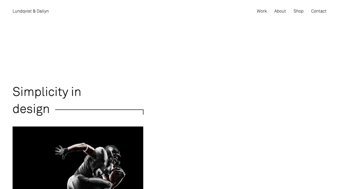 Art Direction/Design - Lundqvist & Dallyn