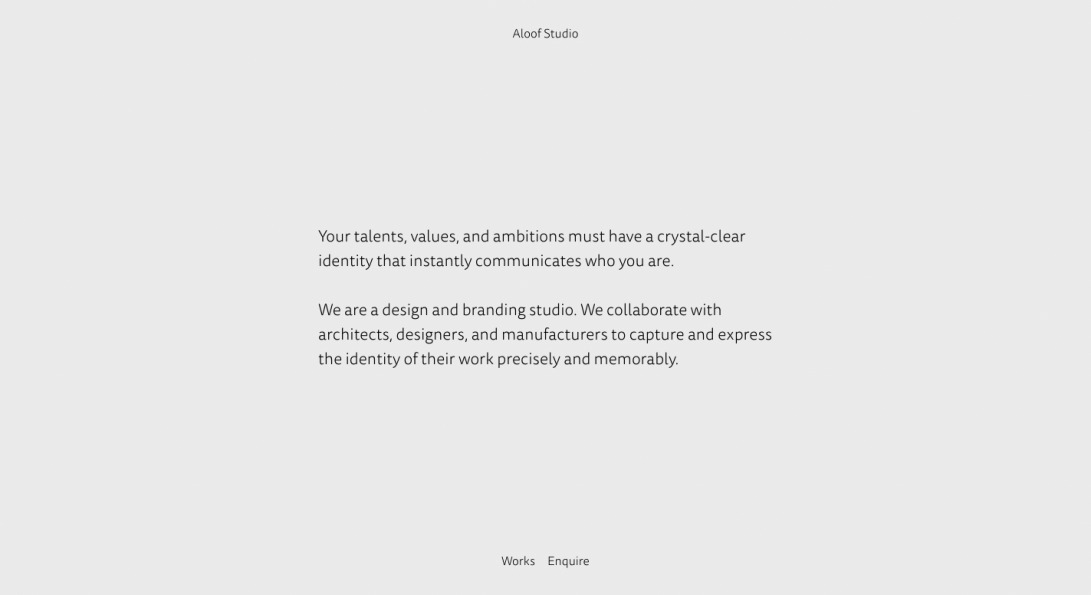Aloof Studio – Branding & Design Agency, Sussex