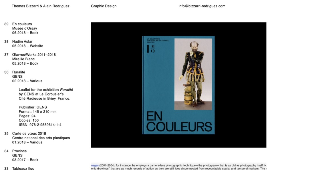 Thomas Bizzarri & Alain Rodriguez – Graphic Design