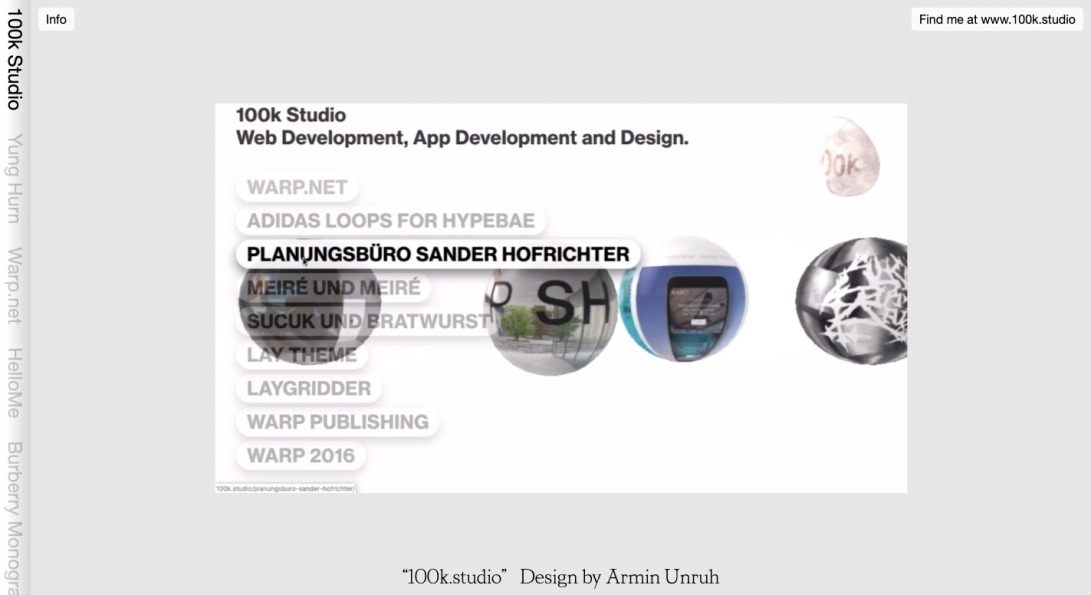 Armin Unruh develops Websites