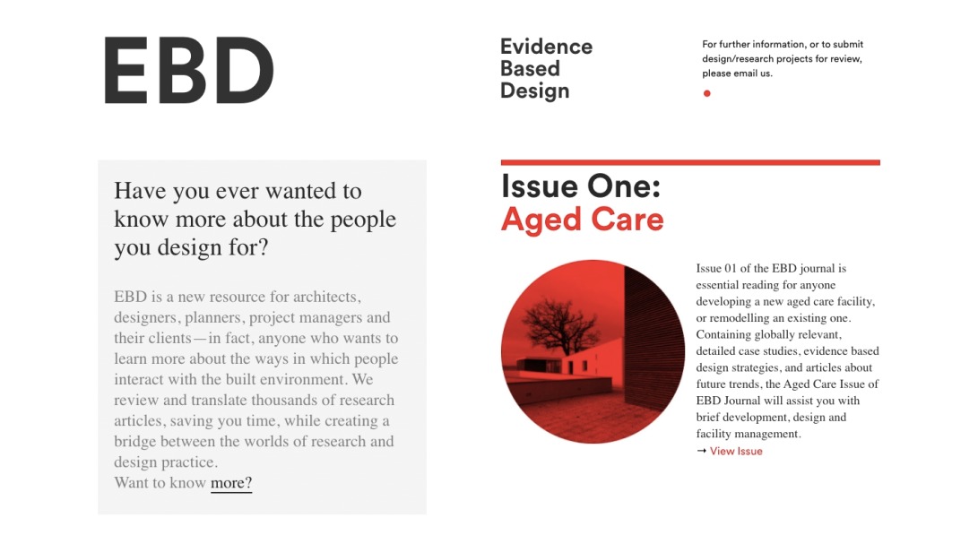 Evidence Based Design Journal | Home