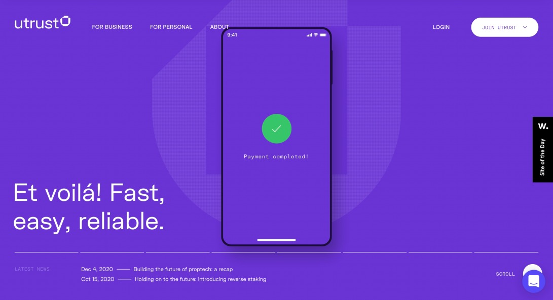 Utrust — Accept crypto payments, easily.