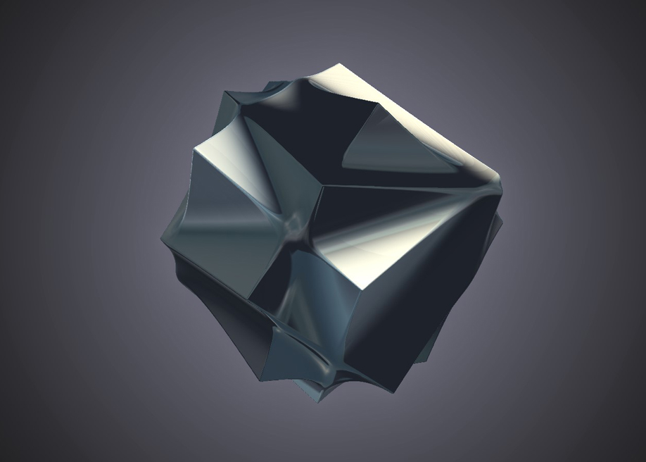 Platonics - 3D animated cube by Liam Egan