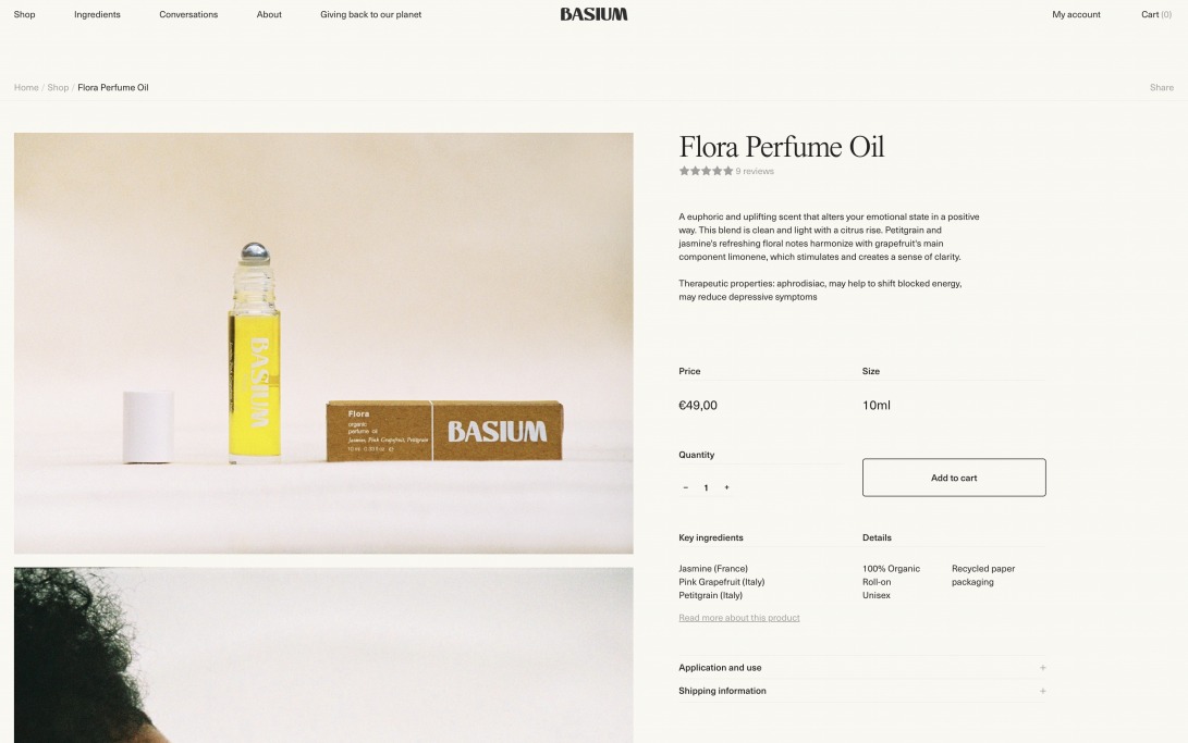 Flora Perfume Oil — BASIUM Fragrances