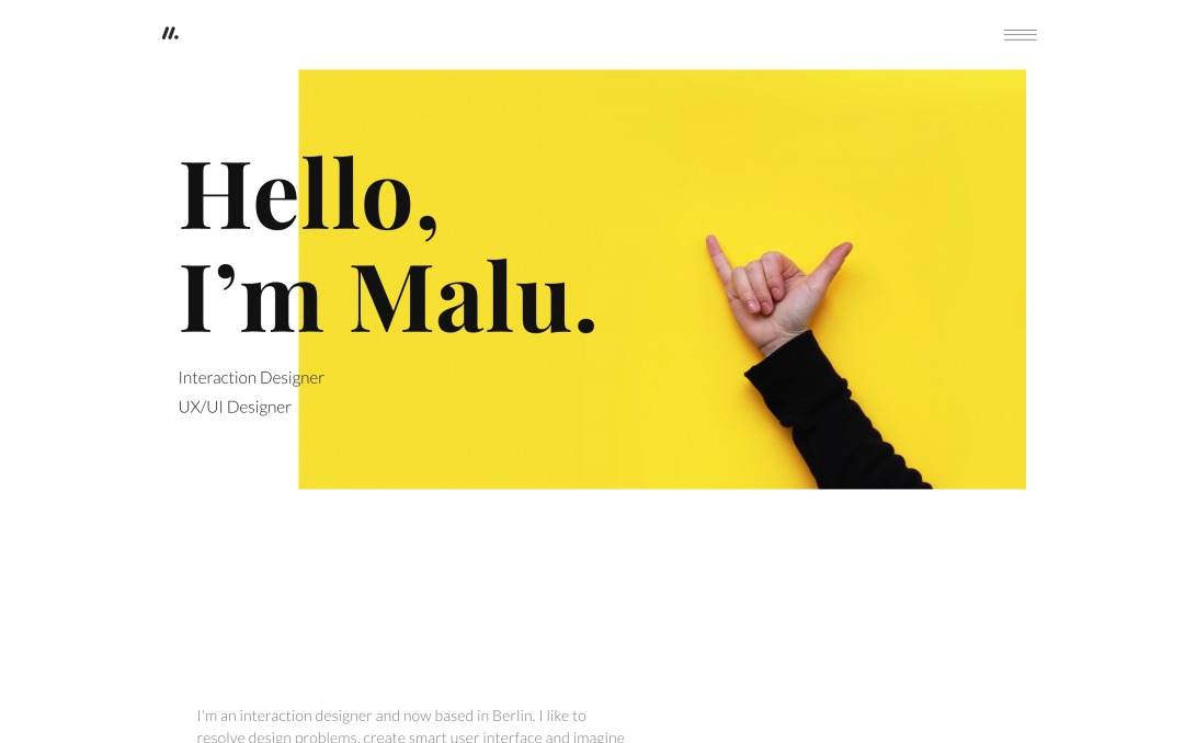 Malu – Portfolio