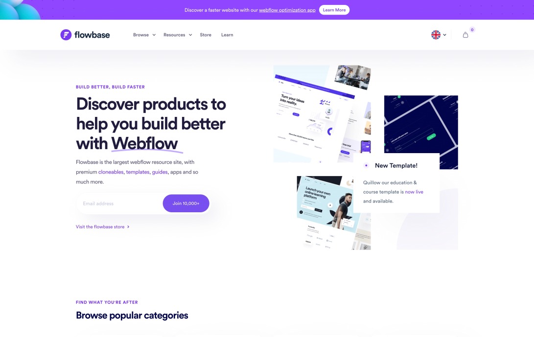 Flowbase | Webflow Templates, Assets & Guides