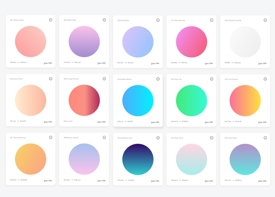 Webgradients