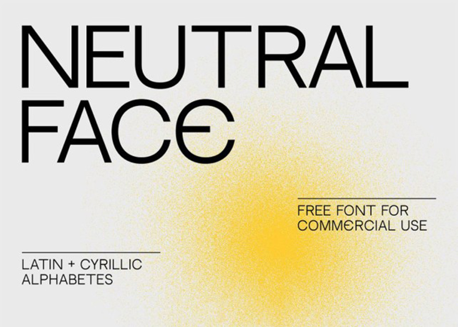 Neutral Face - Sans serif free font