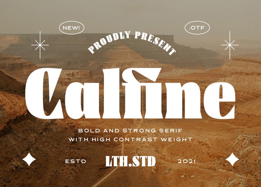 Calfine - Free Font