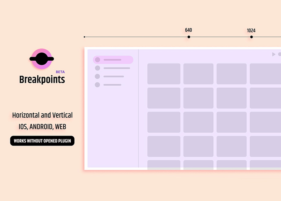 Breakpoints - Preview responsive design layouts inside Figma