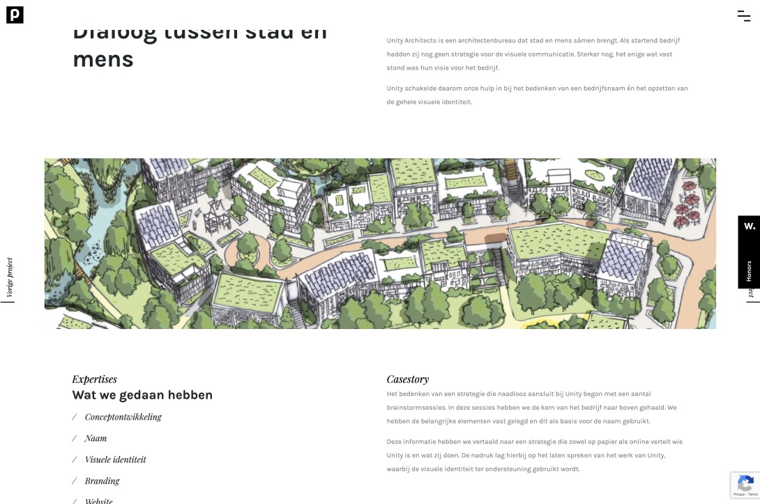 Een nieuwe visuele identiteit voor Unity Architects - Studio Piranha