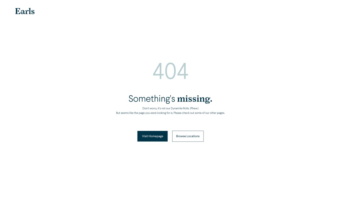 Page not found | 404