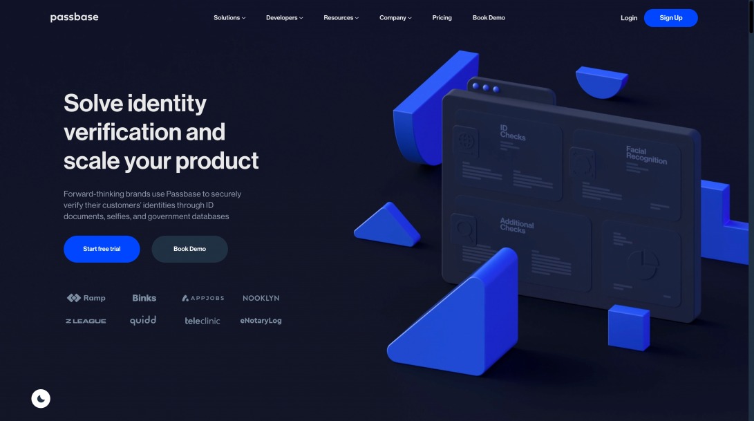 Identity verification: Passbase is a KYC and ID verification solution