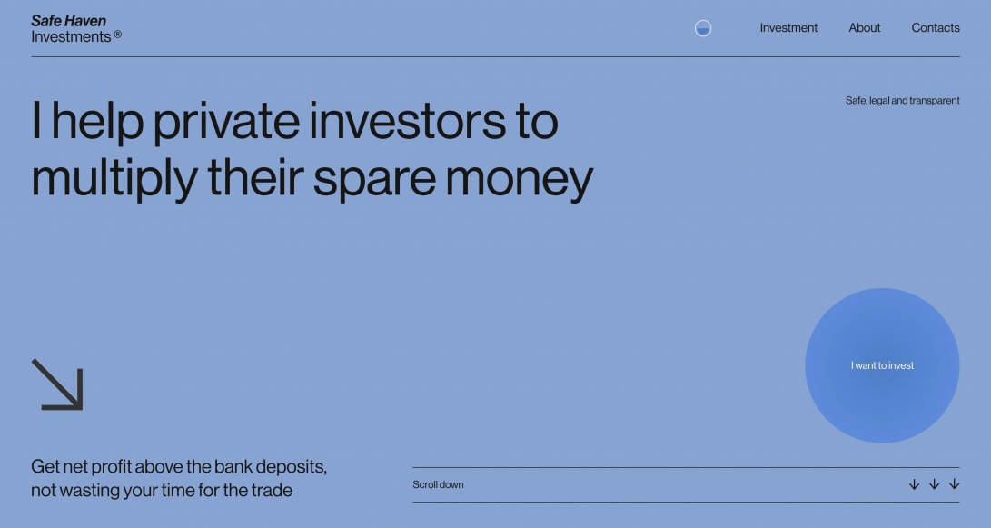 Safe Haven Investment | We help private investors to multiply their spare money