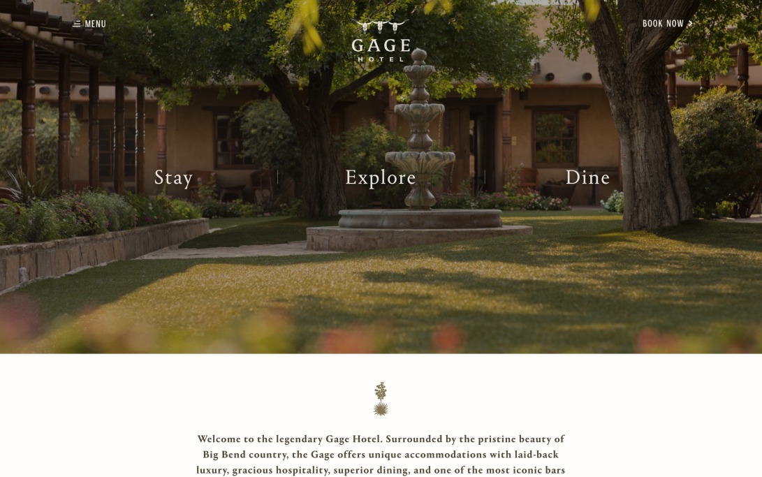 Home - The Gage Hotel