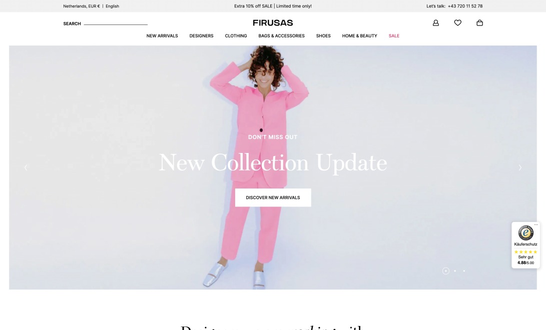Women's Designer Shopping │ Firusas.com