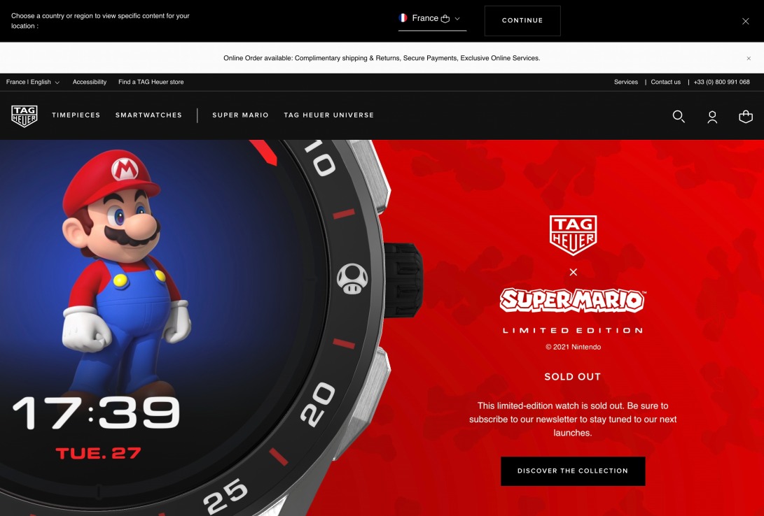 TAG Heuer Connected × Super Mario - SBG8A13 | TAG Heuer