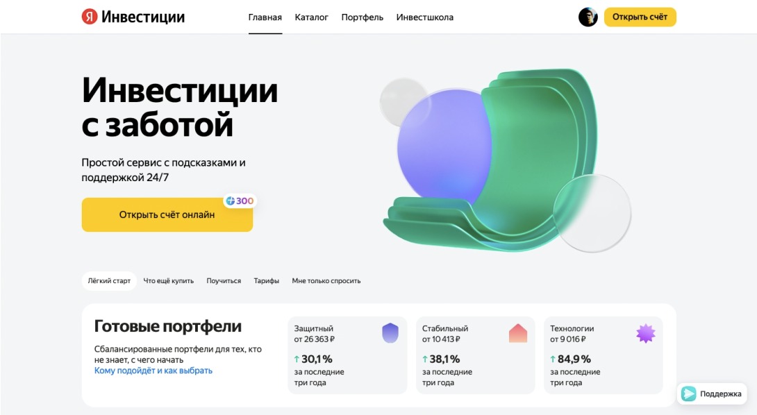 Яндекс.Инвестиции