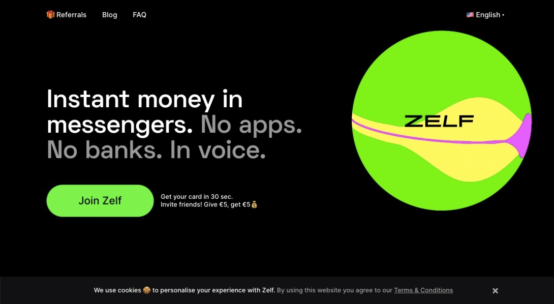 Zelf – Instant Money in Messengers