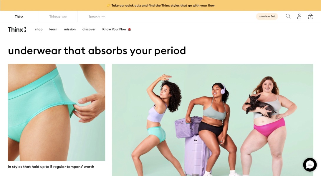 Thinx | For People with Periods
