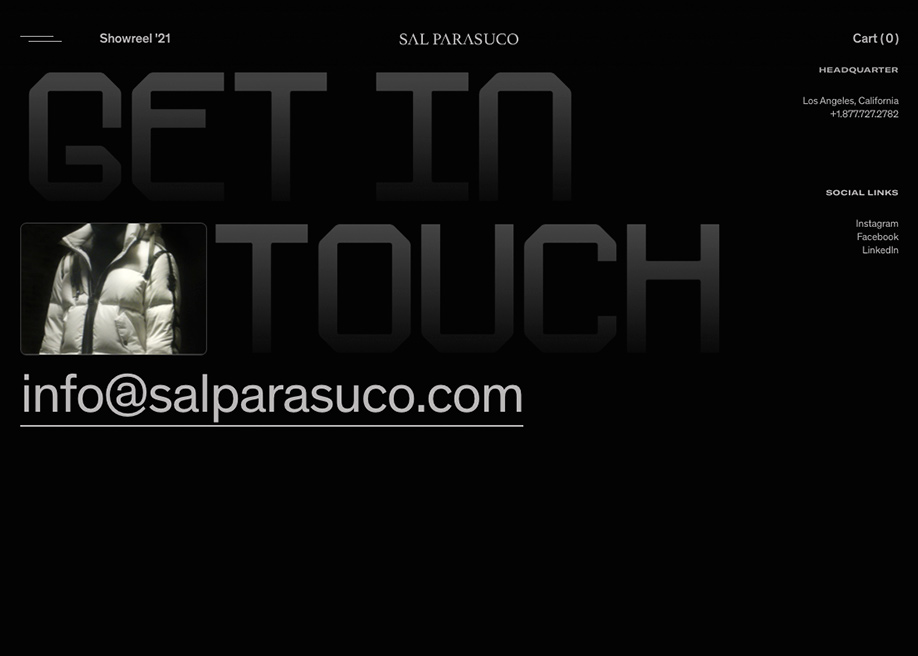 Sal Parasuco - Contact page
