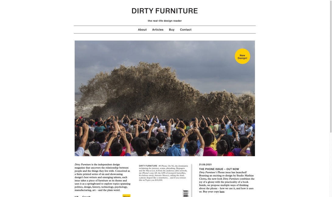 Dirty Furniture | the real-life design reader