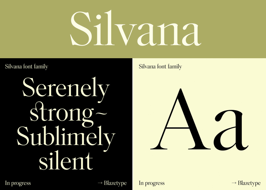 Silvana - Font family