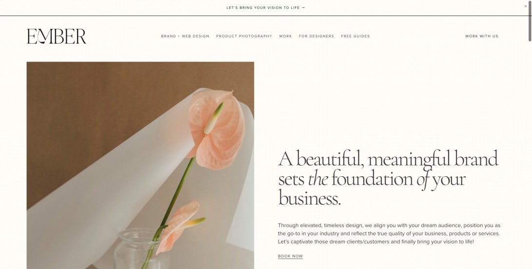 Brand + Web Design | Ember 29