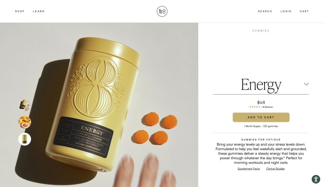 No. 8 Energy Gummies