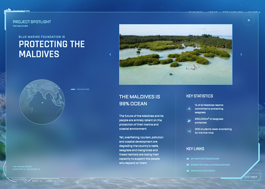 The Sea We Breathe -  Educational website information disclosure