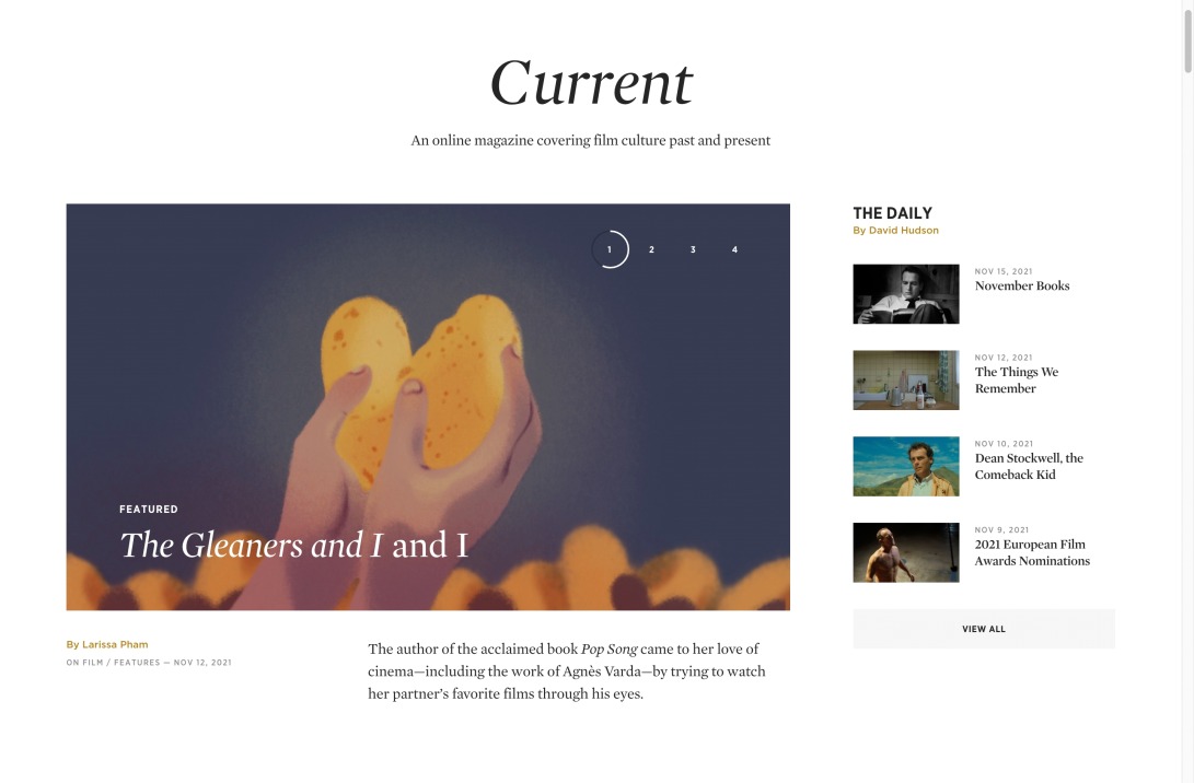 Current | The Criterion Collection