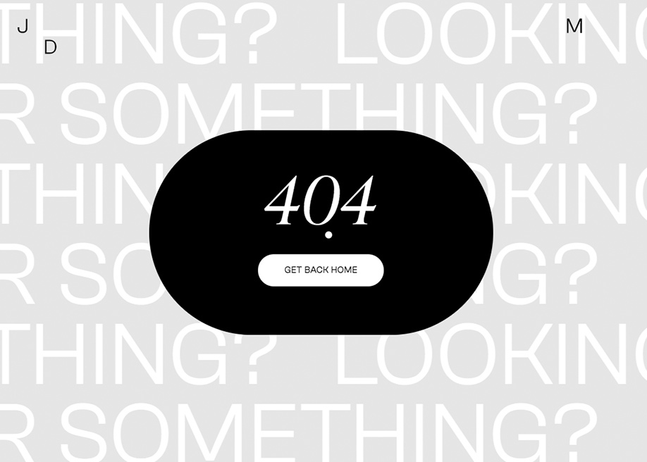 Jomor Design - 404 error page