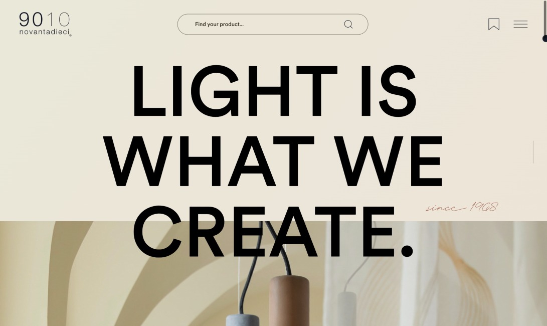 Refined indoor and outdoor lighting | 9010 novantadieci