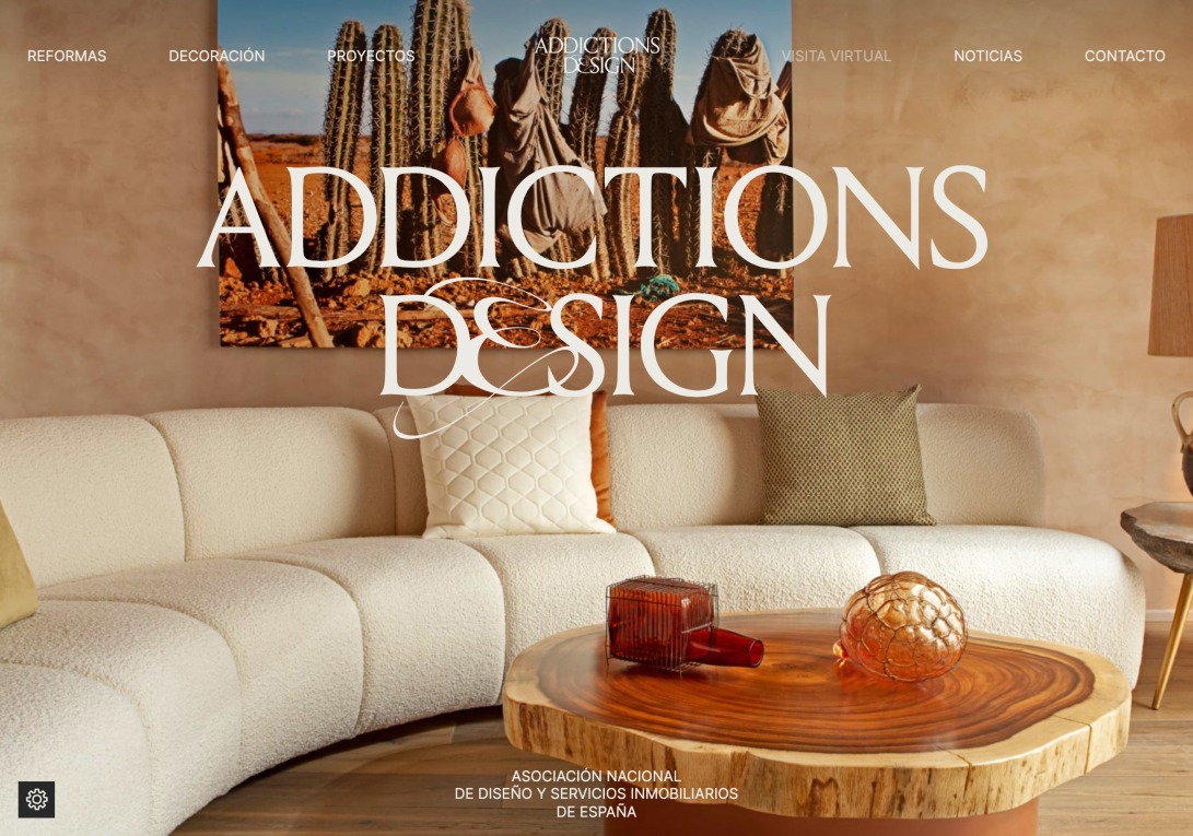 Addictions Design – Asociación Nacional de diseño y servicios inmobiliarios de España